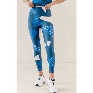 Nube Midnight Artifact Leggings women size M Made in USA NWOT